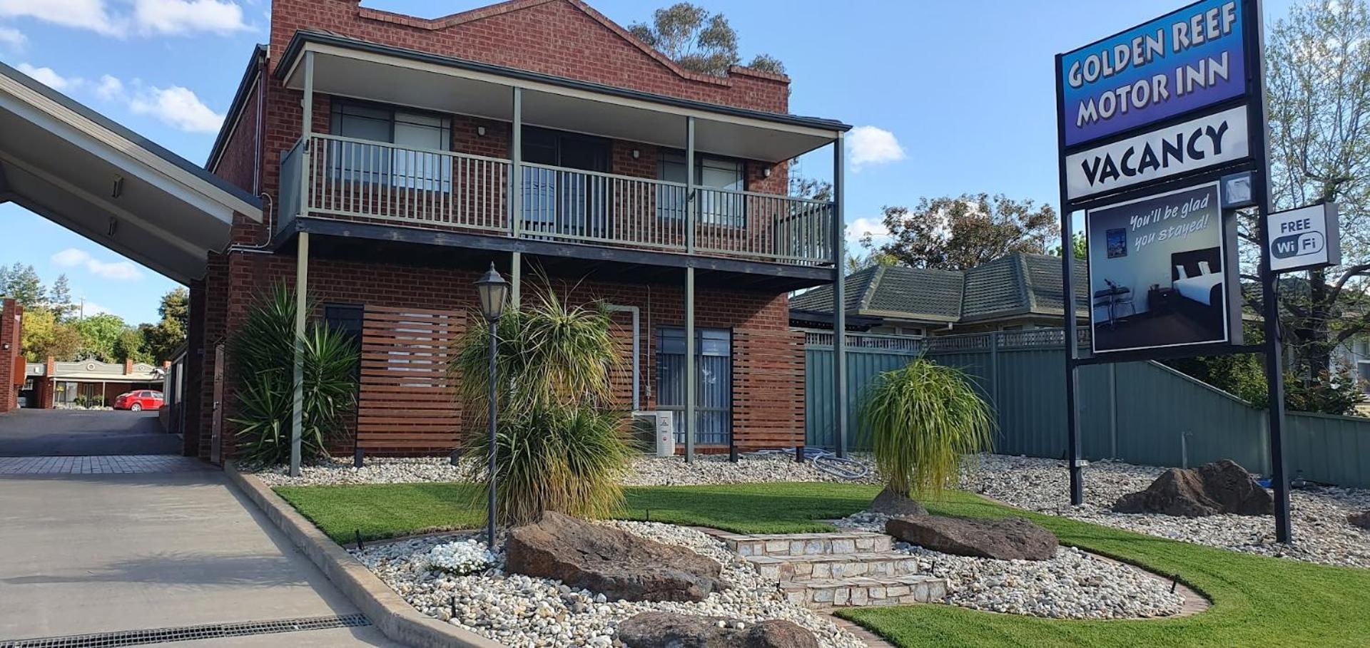 Golden Reef Motor Inn Bendigo Exteriér fotografie